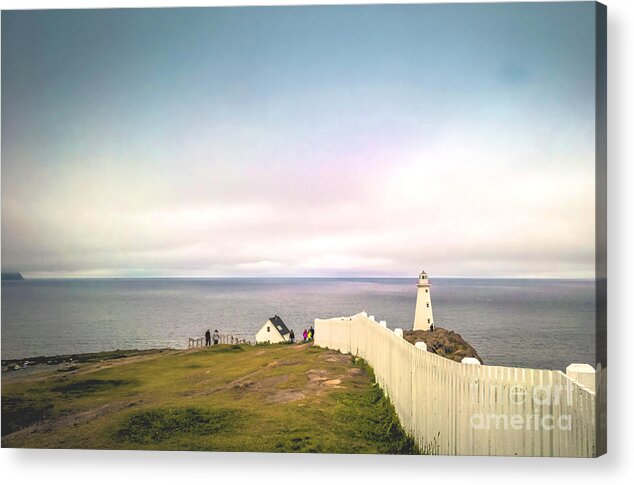Lighthouse Acrylic Print featuring the photograph Cape Spear Lighthouse by Agnes Caruso