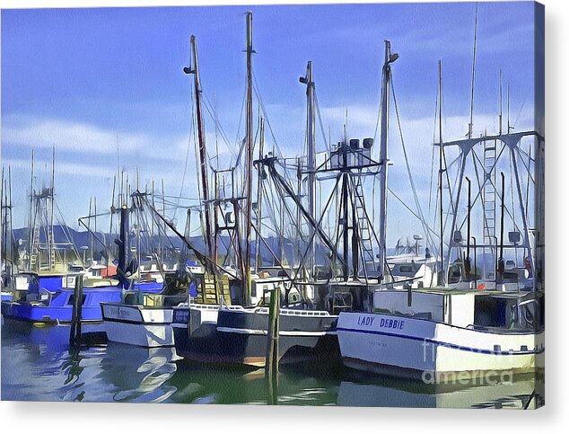 Vessels Acrylic Print featuring the photograph Port Of Ilwaco by Susan Parish