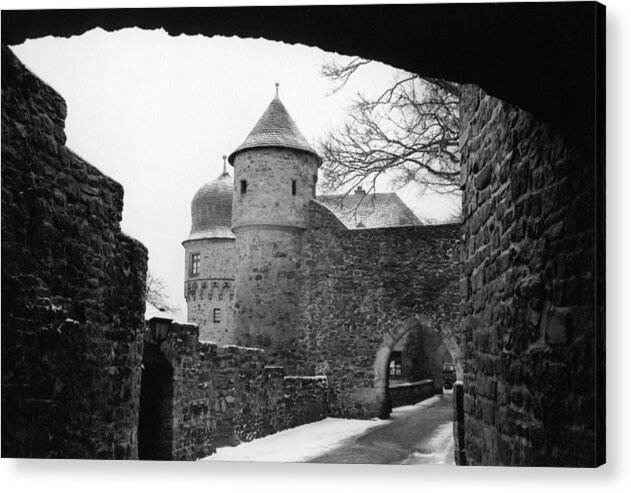 Castle Acrylic Print featuring the photograph German Castle by Jessica Wakefield