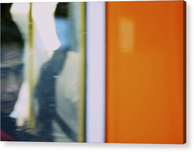 Abstract Acrylic Print featuring the photograph Filter by Amber Abbott