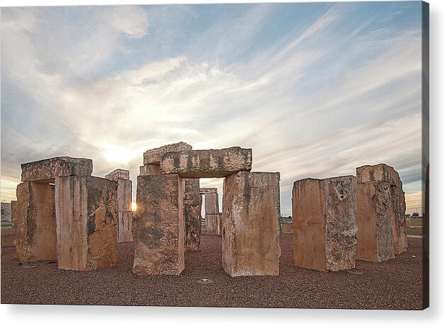 Historical Acrylic Print featuring the photograph Mini Stonehenge by Scott Cordell