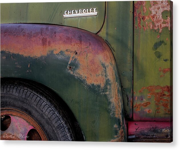 Pickup Acrylic Print featuring the photograph Fifty-One Chevy by Al White