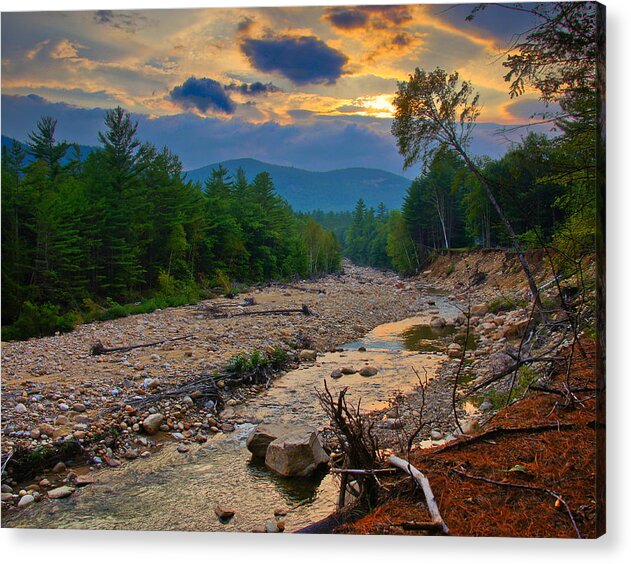 Rocky Branch Acrylic Print featuring the photograph Rocky Branch Sunset by Rockybranch Dreams