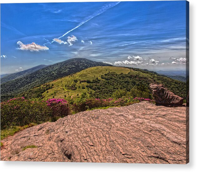 Jane Bald Acrylic Print featuring the photograph Roan High Knob by Kevin Senter