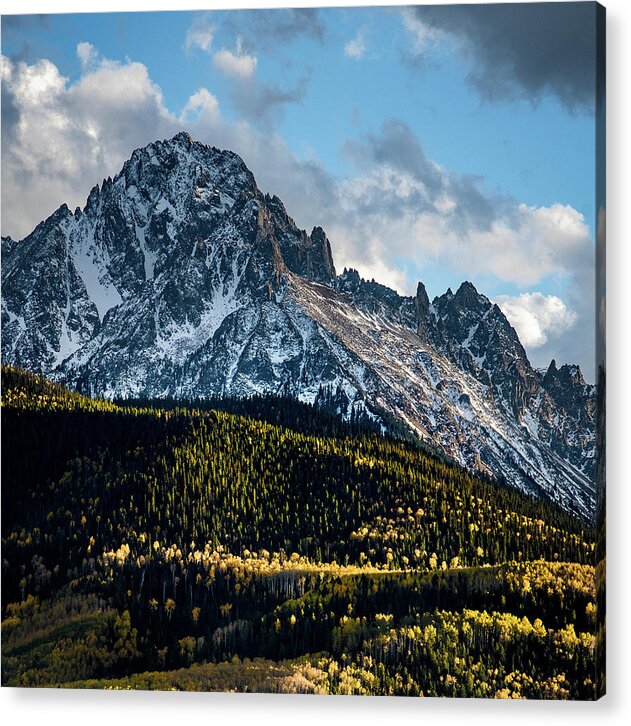 Sneffels Acrylic Print featuring the photograph Mt. Sneffels by Al White