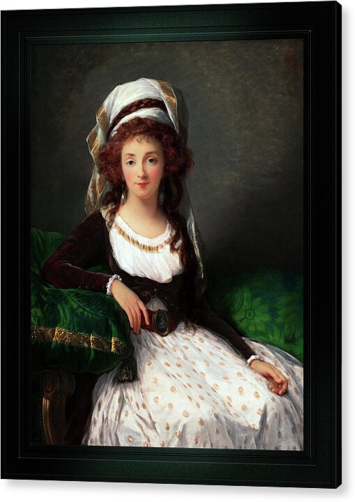 Madame D'aguesseau De Fresnes Acrylic Print featuring the painting Elisabeth Louise Vigee Le Brun by Rolando Burbon