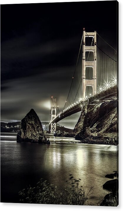 Golden Gate Bridge Acrylic Print featuring the photograph Majestic by Don Hoekwater Photography
