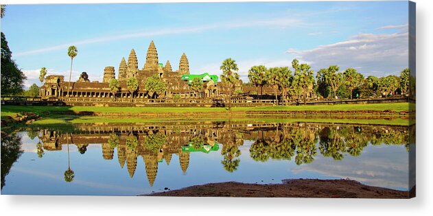 Tranquility Acrylic Print featuring the photograph Angkor Wat by Photo By Ramón M. Covelo