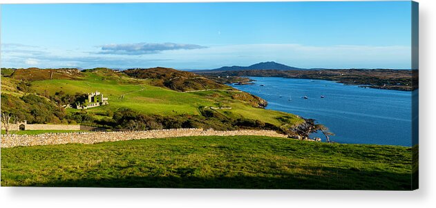 Photography Acrylic Print featuring the photograph Castle On A Hill, Clifden Castle by Panoramic Images