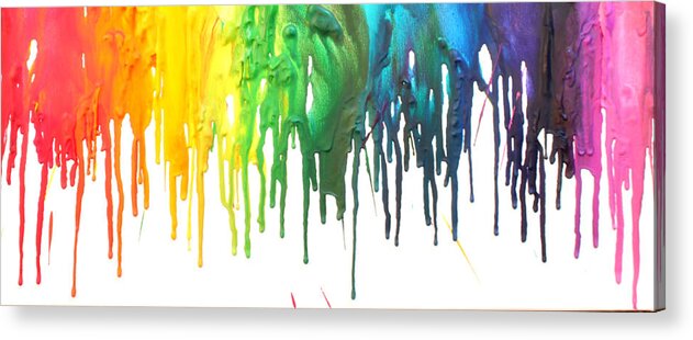 Art Acrylic Print featuring the photograph Colours by NodulesPix