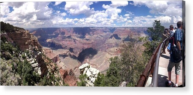 Grand Canyon Acrylic Print featuring the photograph Day at the Grand Canyon by Penelope Aiello