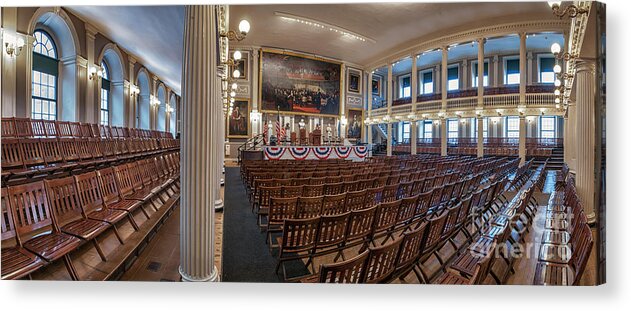 Faneuil Hall Acrylic Print featuring the photograph Faneuil Hall by Scott Thorp