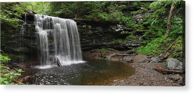 Harrison Wrights Falls Acrylic Print featuring the photograph Harrison Wright Falls by Mike Farslow