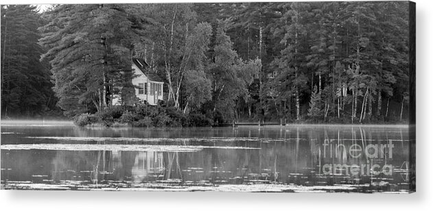 Maine Acrylic Print featuring the photograph Island Cabin - Maine by Steven Ralser