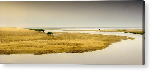 Low Tide - Barbara Socor Acrylic Print featuring the photograph Low Tide by Barbara Socor
