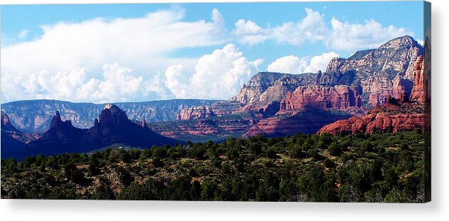 Red Acrylic Print featuring the photograph Sedona - 15 by Dean Ferreira