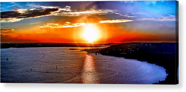 2002 Acrylic Print featuring the photograph Spirit of Sunset by Wesley Balli