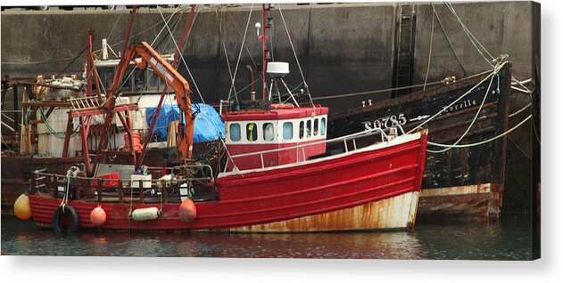 Boat Acrylic Print featuring the photograph Boat 0001 by Carol Ann Thomas