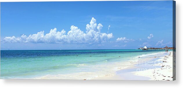 Cancun Acrylic Print featuring the photograph Cancun Beach by Jack Schultz