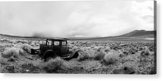 Nts Acrylic Print featuring the photograph Okie Chrysler NTS by Jan W Faul