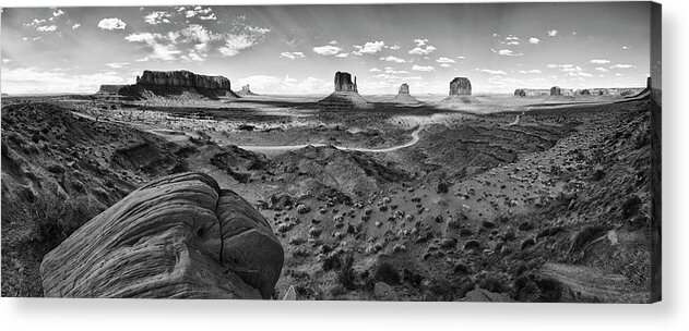 Arizona Acrylic Print featuring the photograph Pure Monument Valley #1 by Andreas Freund