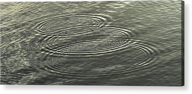 Situations Acrylic Print featuring the photograph Ripple Effect by John Glass