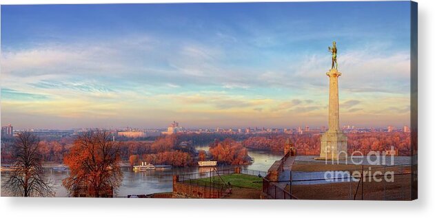 Belgrade Acrylic Print featuring the photograph Early Morning by Panorama Guru