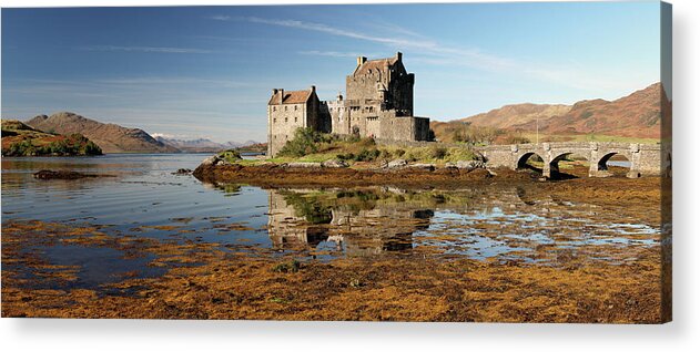 Eilean Donan Acrylic Print featuring the photograph Eilean Donan Scotland by Grant Glendinning