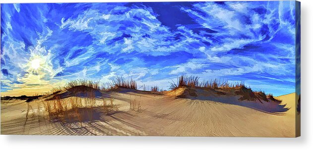 Artistic Rendering Acrylic Print featuring the photograph Sands of Time by ABeautifulSky Photography by Bill Caldwell