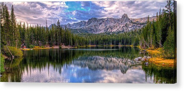 Panorama Acrylic Print featuring the photograph Lake Mamie Panorama by Lynn Bauer
