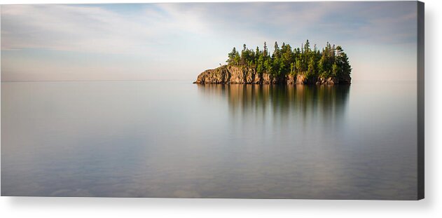 Lake Superior Acrylic Print featuring the photograph Lake Superior Serenity 2 by Matt Hammerstein