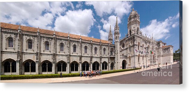 Europe Acrylic Print featuring the photograph Monastery of the Hieronymites Lisbon 5 by Rudi Prott