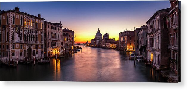 Venice Acrylic Print featuring the photograph Morning over Venice by Andrew Soundarajan
