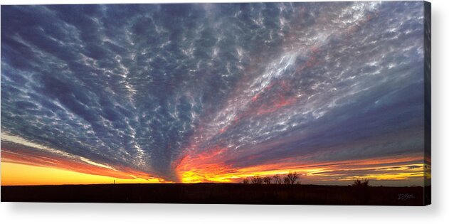 Sunset Acrylic Print featuring the photograph November Magic by Rod Seel