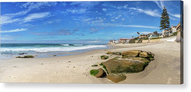Beach Acrylic Print featuring the photograph Perfect Day at Horseshoe Beach by Peter Tellone