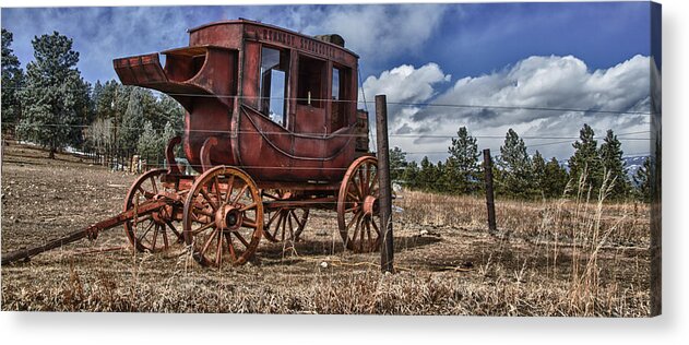 Western United States Acrylic Print featuring the photograph Stagecoach I by Ron White