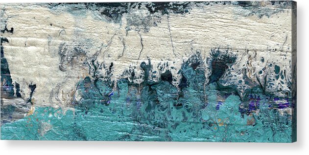 Abstract Acrylic Print featuring the painting Bering Strait I #1 by Alicia Ludwig