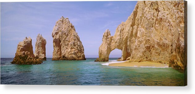 Poster Cabo San Lucas Land/'s End The Arch Sunset Panoramic Fine Art Print Photo