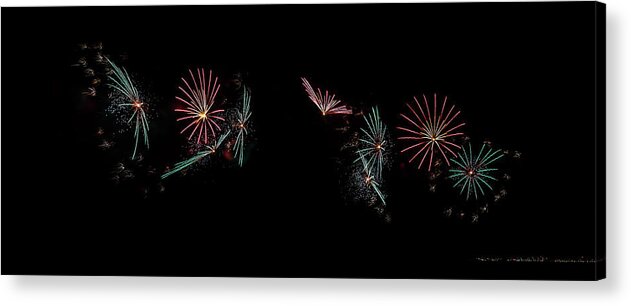 Panorama Acrylic Print featuring the photograph Explosion In Motion by Az Jackson