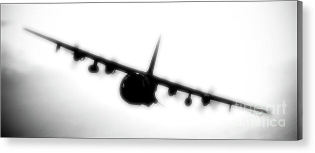 C-130 Acrylic Print featuring the photograph Ghost 130 by Billy Knight