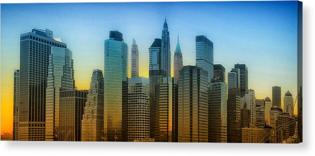 Panoramic Acrylic Print featuring the photograph Happy 4th Of July by ©jesuscm