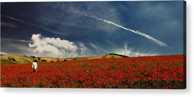 Italy Acrylic Print featuring the photograph Red by Francesco Martini