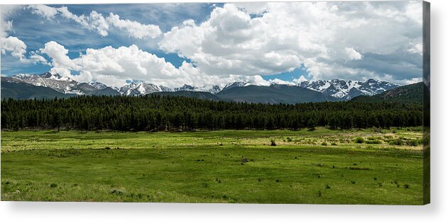 Mountain Acrylic Print featuring the photograph Rocky Mountain National Park by David Morefield