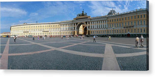 Arch Acrylic Print featuring the photograph Russia, St Petersburg, General Staff by Renaud Visage