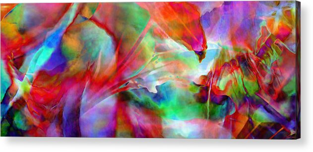 Abstract Acrylic Print featuring the painting Splendor - Abstract Art by Jaison Cianelli