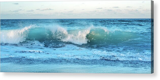 Wave Acrylic Print featuring the photograph Summer Surf Ocean Wave by Laura Fasulo