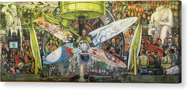 Man Controller Of The Universe Acrylic Print featuring the photograph The Man in Control of the Universe by Jurgen Lorenzen