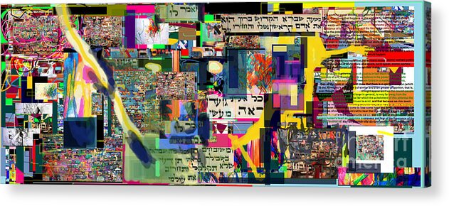 Redemption Acrylic Print featuring the digital art Atomic Bomb Of Purity 2c by David Baruch Wolk