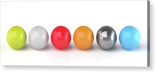 Sphere Acrylic Print featuring the photograph Spheres by Wladimir Bulgar/science Photo Library