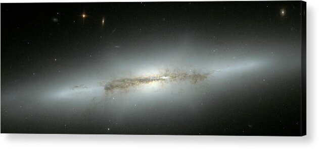 Ngc 4710 Acrylic Print featuring the photograph Spiral Galaxy Ngc 4710 by Nasa/esa/stsci/p. Goudfrooij/science Photo Library